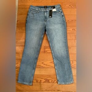 Lee Women's Light Blue Straight-Leg Jeans